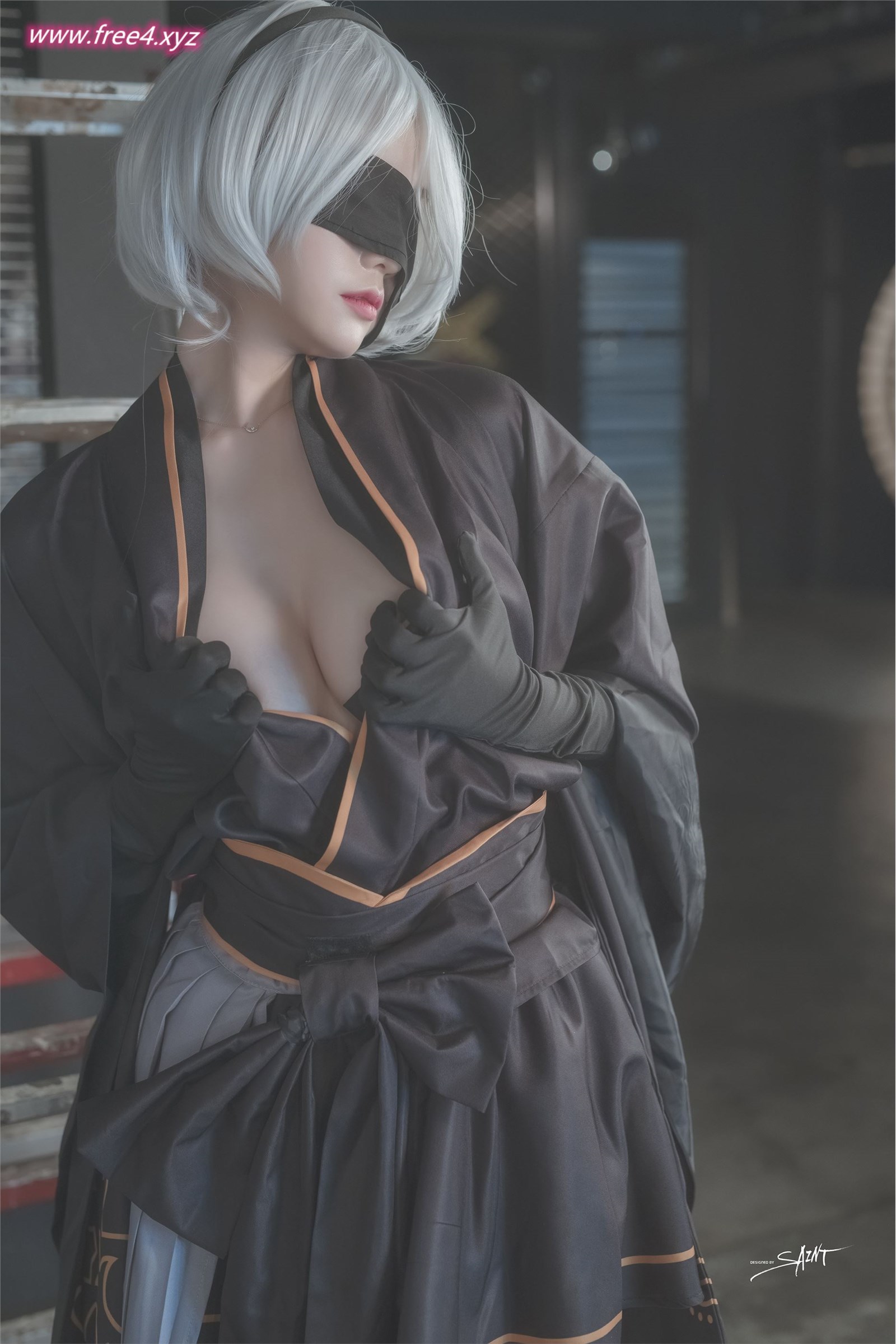 SAINT Photolife Yuna - Yuna Cos Vol.04 KDA Akali & Nier Automata 2B(39)